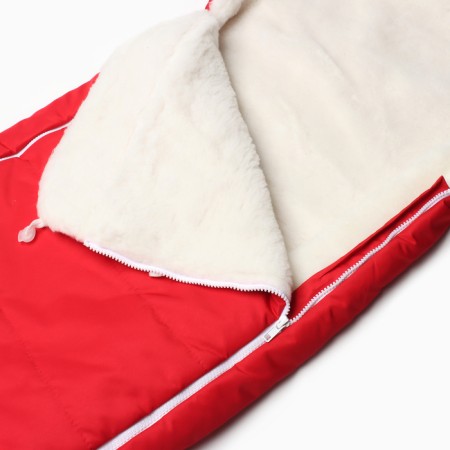 Envelope on fur, red color, size 90x45cm-2