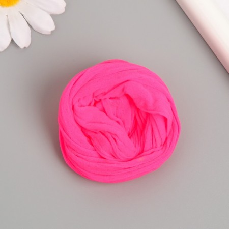 Kapron for single-color "neon-pink" 50 cm