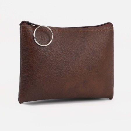Women's wallet with lightning, brown color