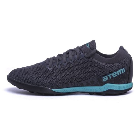 Beats football ATEMI SBA-003 Turf Kids, gray/turquoise, size 32-7