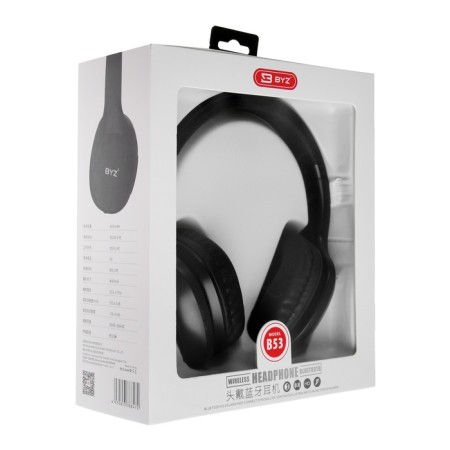 Nauschiks byz b53, wireless, full -size, Tue 5.0, 400 mAh, black-9