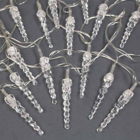 Garland “thread” 5 m with nozzles “icicles melting”, ip20, transparent thread, 20 LED, glow of multi (RG/RB), blinking, 220 V-1