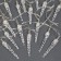 Garland “thread” 5 m with nozzles “icicles melting”, ip20, transparent thread, 20 LED, glow of multi (RG/RB), blinking, 220 V