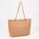 Zipper bag with lightning, beige color