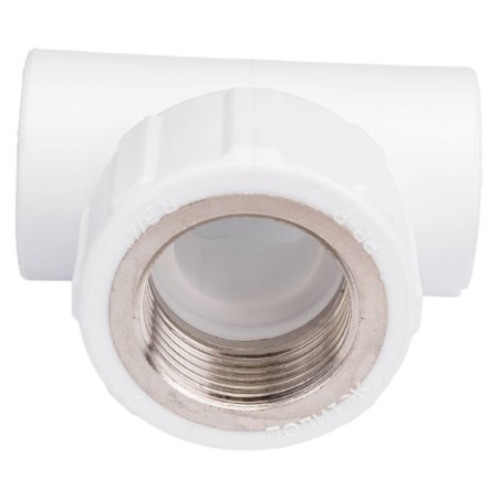 The Politekus tee, polypropylene, d = 20 mm x 3/4 ", internal thread-1