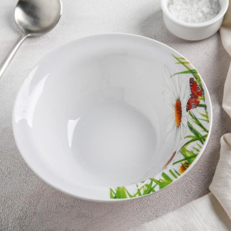 Porcelain plate "Chamomile", 550 ml
