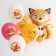 Shar Latex 12 "" Lisyt Girls ", set 25 pcs., Mix