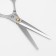 Hairdressing scissors with emphasis, blade - 6.5 cm, silver color