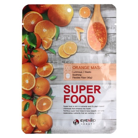 Facial face mask Eyenlip Super Food Orange, 23 ml