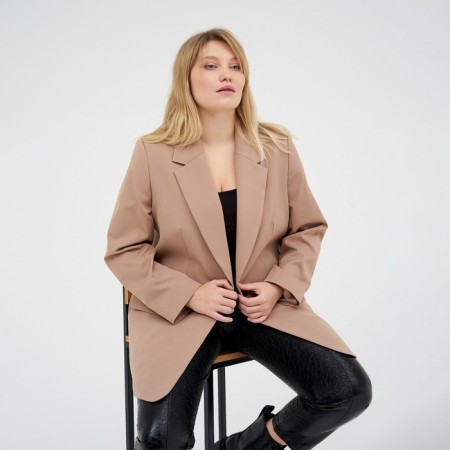 Women's jacket Mist Plus-Size, r.58, beige-5