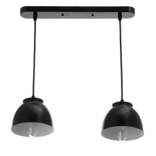 Bayerlux suspension Bayerlux 3111/2 2x40W E27, Black, D = 13.5 cm, h = 10.5 cm