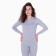 Women's thermal underwear (longshit, leggings), light gray color, size 52