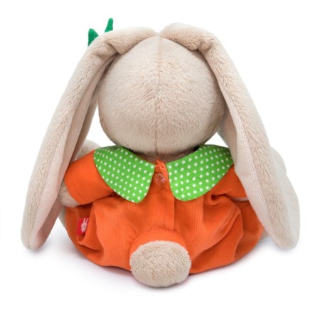 Soft toy "Bunny mi in an orange overalls", 15 cm-7