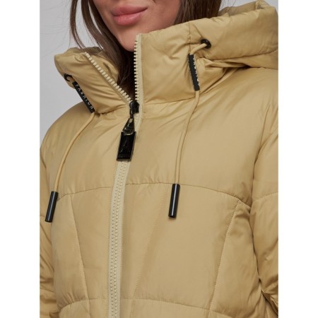 Coat insulated winter female, size 48, mustard color-12
