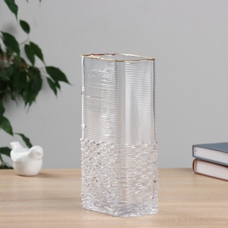 VAZA Table Glass "Milagro Galant" straight, 23x13 cm, transparent-1