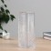 VAZA Table Glass "Milagro Galant" straight, 23x13 cm, transparent