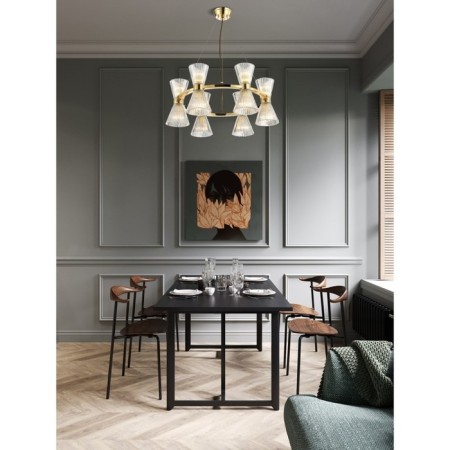 Suspended chandelier Elinor E14 480W-11