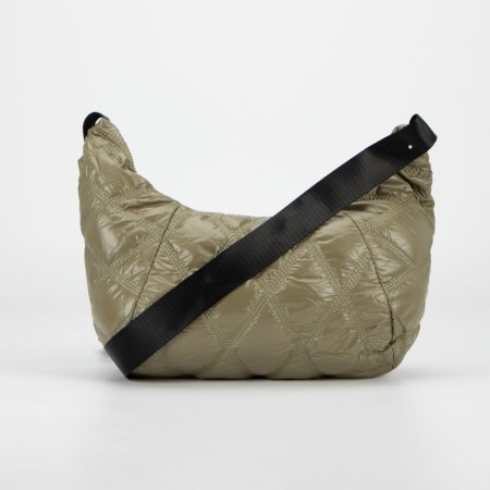 Cross-Bodi bag, lightning department, long belt, green color-1