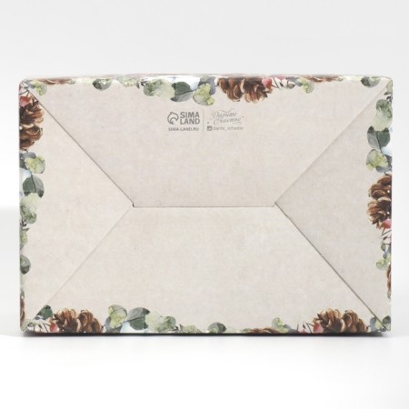 Folding box "New Year's watercolor", 22 x 15 x 10 cm, New Year-4