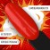 Gel nail polish "Red Boom", 3 phase, 8 ml, led/uv, color (76)