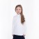 Baby turtleneck, white color, height 104 cm