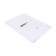 A4 folder for 200 sheets "business", cardboard, block 370 g/m ², white, broken