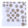 Paper Napkins "Golden Snowflakes", 33x33 cm, set 20 pcs.