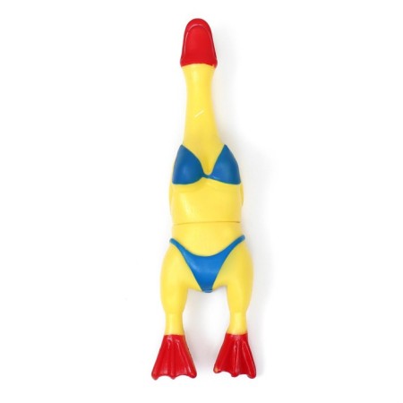 Toy squeak "Beach duck XL" for dogs, 41 cm, yellow-1