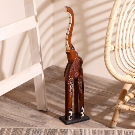 Souvenir tree "Elephant with carved ears" 60x14x9 cm