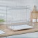 Dishes for dishes with a pallet 2-tier, 24 × 40 × 38 cm, chrome