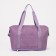 Sports bag with lightning, with an increase, external pocket, lilac color