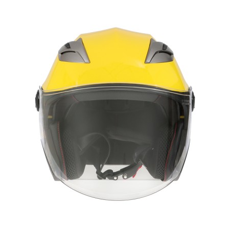 The helmet open with two visors, size M (57-58), model-BLD-708E, yellow glossy-5
