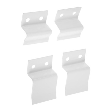 Fastening for a mosquito grid metal, white, 4 pcs.