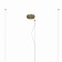 Suspended chandelier Mantra Shell, Led, 3180lm, 3000k, 300 mm, gold color