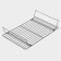 Ground for glazing and cooling confectionery, 3 tiers, 40.5 × 25 cm, black color