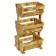Wooden rack, 54 × 50 × 100cm, burned