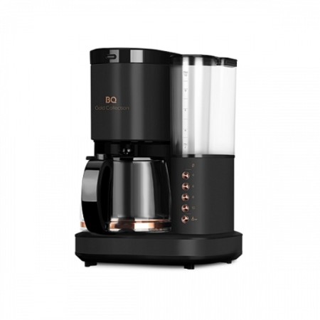 BQ CM7002 coffee maker, drip, 800 watts, 1.25 l, coffee grinder, silver-black