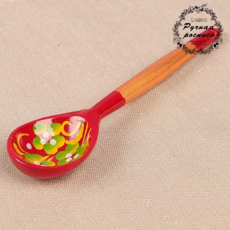 Spoon "rubella", tea, Khokhloma, mix