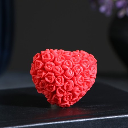 Figure soap "Heart in roses" 30g
