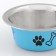 Standard colored bowl with print, 240 ml, blue