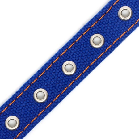 Sprinkle collar with lining, 57 x 2.5 cm, Osh 35-45 cm, blue-4