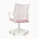 Armchair children's bureaucrat Burokids 1 W-Unicorn pink, white plastic