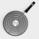Pancake pan Discovery, D = 25 cm, plastic handle, anti -stick coating, gray color