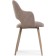 STULL OF A MIGRAL CARROCASS GUTALL/Velur, beige/beige 51x56x82 cm