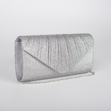 Female clutch, valve department, long chain, silver color