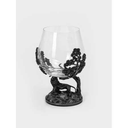 Cognac glass "Leo", 8.3 x 12.3, silver-1