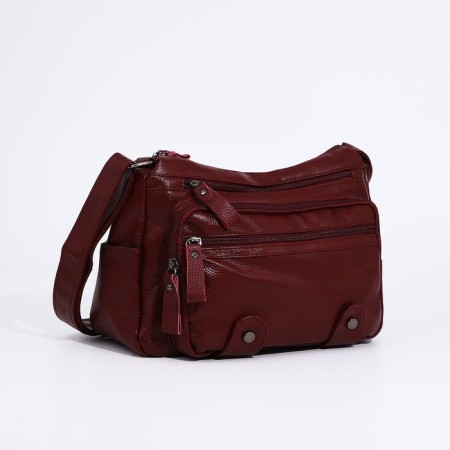 Lurch bag with lightning, dark red color-2
