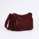Lurch bag with lightning, dark red color