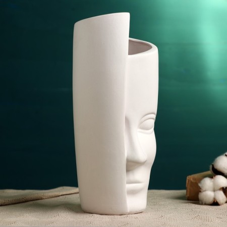 Kashpo - Vase "Moonstone" White 30*12*13cm-1