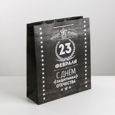 Gift laminated vertical, packaging, “defender”, m 26 x 30 x 9 cm